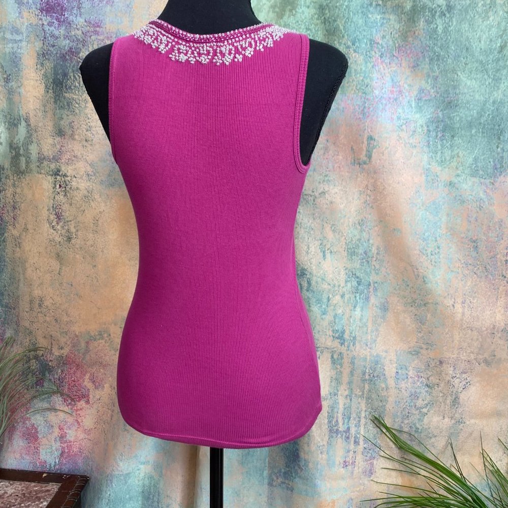 ๐ Sexy beaded deep V Neckline Top - Picture 4 of 12